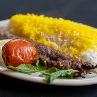 a plate of food