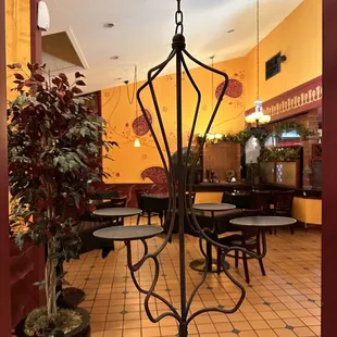 the interior of a restaurant