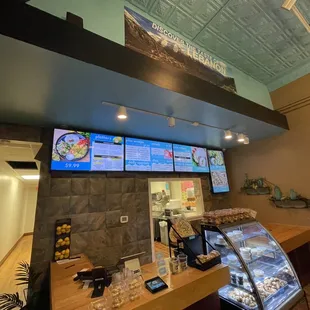 the interior of a restaurant