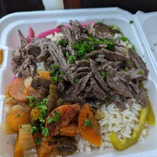 Beef shawarma