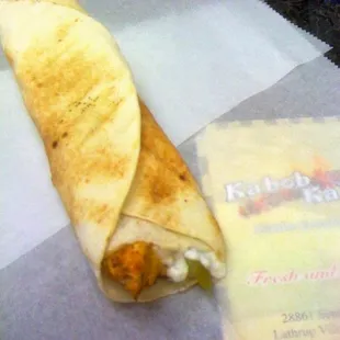 chicken shawarma sandwich