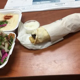 Beef shawarma is So delicious