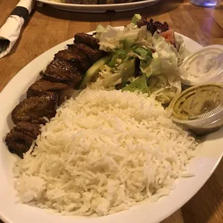 Lamb Kabob Plate