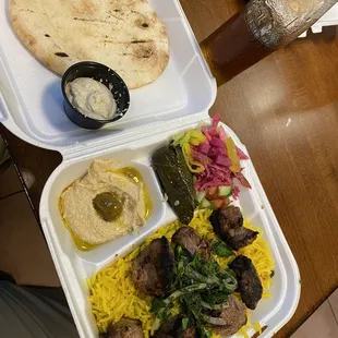 Lamb Kabob Plate #11