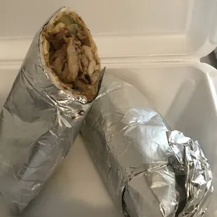 Chicken Shwarma sando