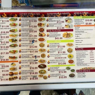 Menu....