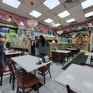 the interior of a restaurant