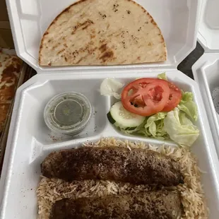 2 Ground Beef Shami Kabob