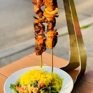 Hanging Lamb Kabob