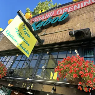 Outside sign