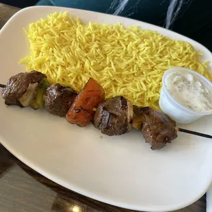 Beef Kabob Lunch Special