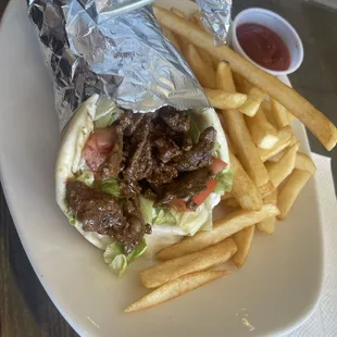 Beef Shawarma Sandwich