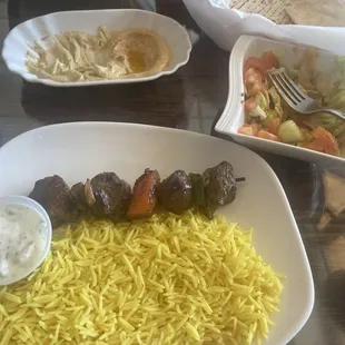 Beef Kabob Lunch Special