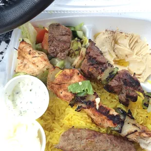 takeout box combination plate