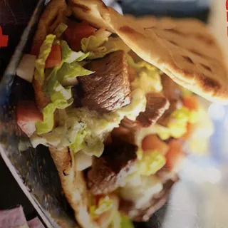 Lamb Souvlaki Sandwich