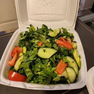 Came with mixed shawarma plate