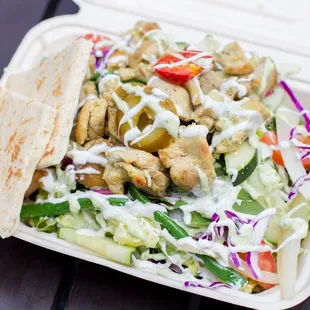 Chicken Kabob Salad