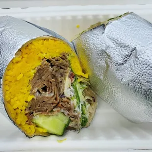 Beef/lamb gyrrito