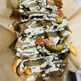 Gyro fries- yumm