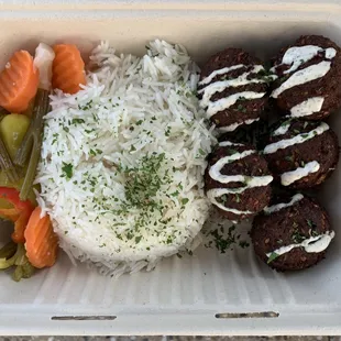 Chicken Kabob Rice Bowl