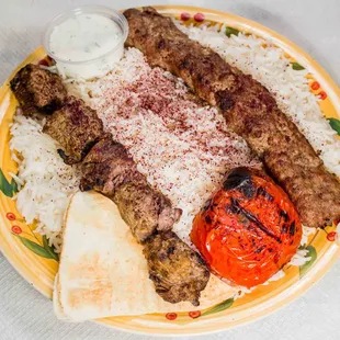 Kabobi prepares Mediterranean and Persian grilled meats and kabobs using fresh chicken, lamb and beef. We also offer vegan cuisine.