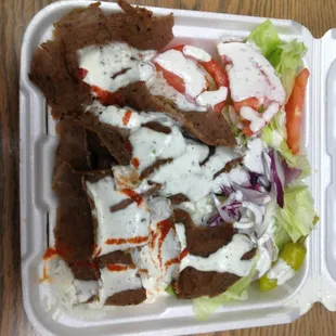 Gyro with rice