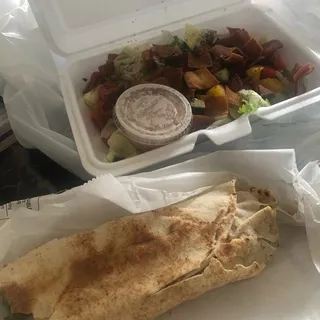 Kafta Kabob Wrap