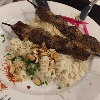 Beef Kabob Platter