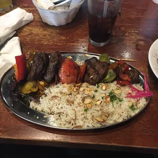 Filet Mignon Kabob Platter