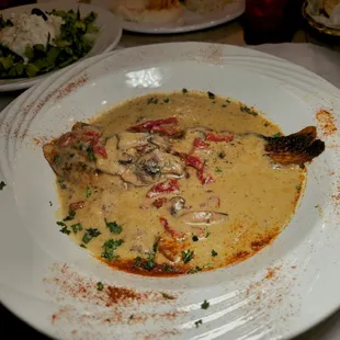 Red Fish Alfredo sauce