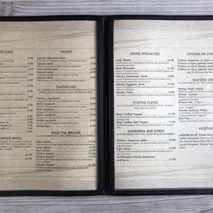 Inside Menu