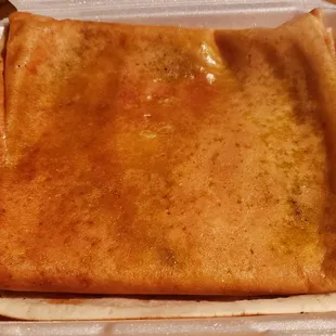 Masala dosa ($11), vegan by default. Not bad, not amazing.