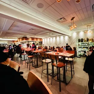 the interior of a restaurant