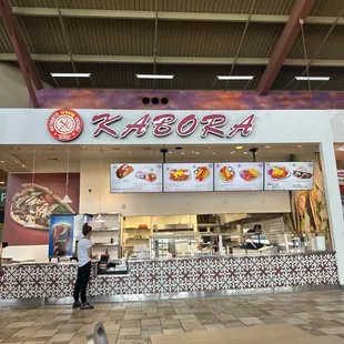 the interior of a restaurant