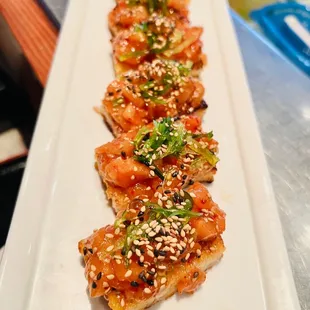 Salmon toast