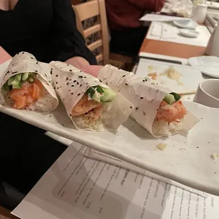 Baked Crab Hand Roll