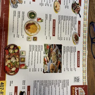 menu, sushi and sashimi