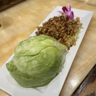 Chicken Lettuce Wrap