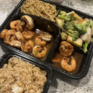 Shrimp Hibachi Combo