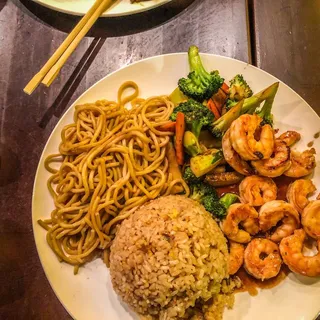 Shrimp Flambe dinner