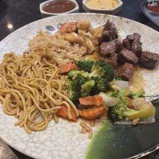 Filet Mignon and Lobster Hibachi