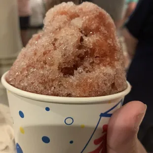 Cherry shaved ice