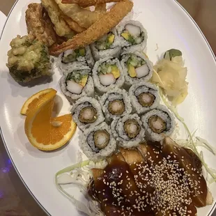 sushi, sashimi, sushi and sashimi, food