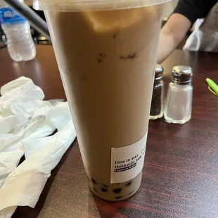 Hokkaido Milk Tea with boba