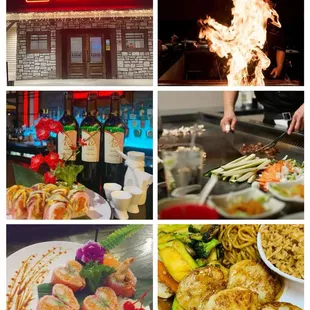 Please join our Chefs for a delicious Hibachi Steak, Chicken, Salmon, Filet, or Seafood Dinner all are six course meals with Japanese Co