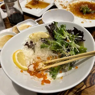 Awesome sashimi and appetizers