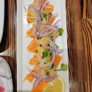 Salmon Carpaccio