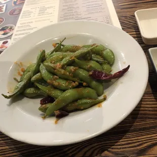 Garlic Edamame