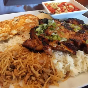 Asian grilled pork chops