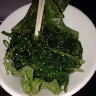 Seaweed salad.